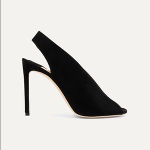 Jimmy Choo Shar 100 in black suede